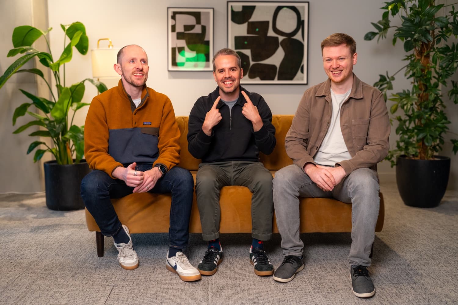 Photo of founders - Chris Evans, Stephen Whitworth and Pete Hamilton