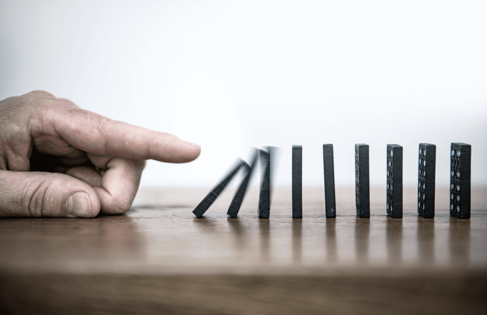 A picture of dominos