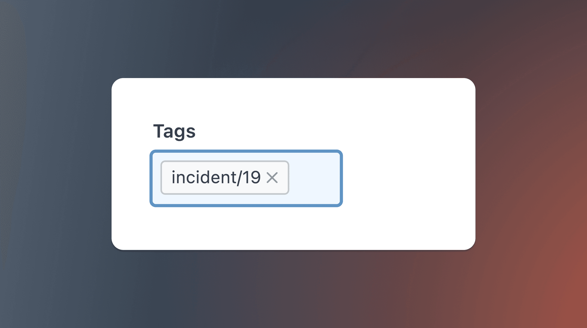 An image showing a Zendesk tag.