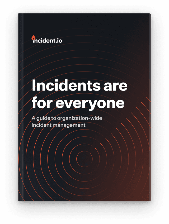 Cover of Incidents are for everyone guide