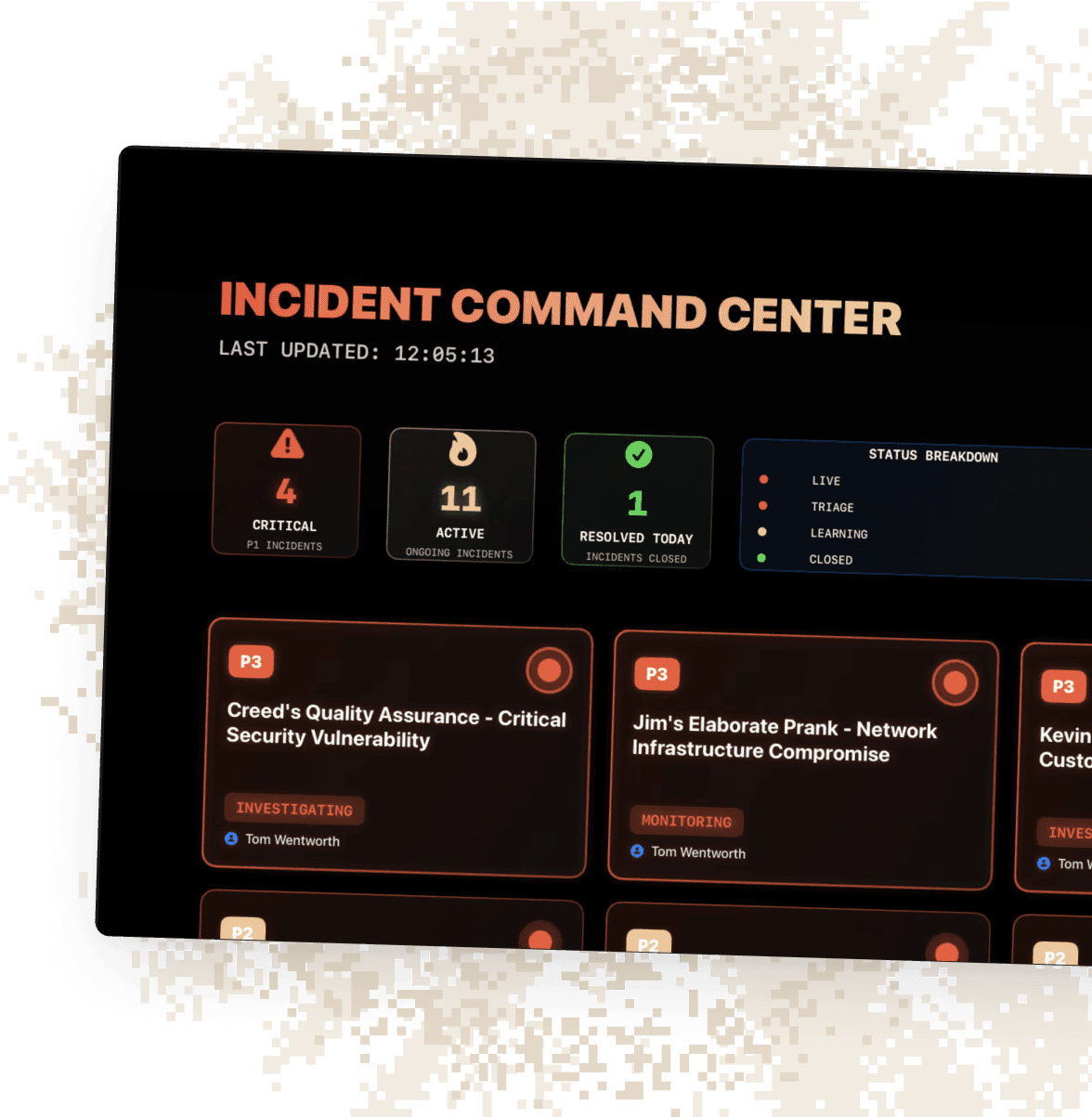 The Incident Command center