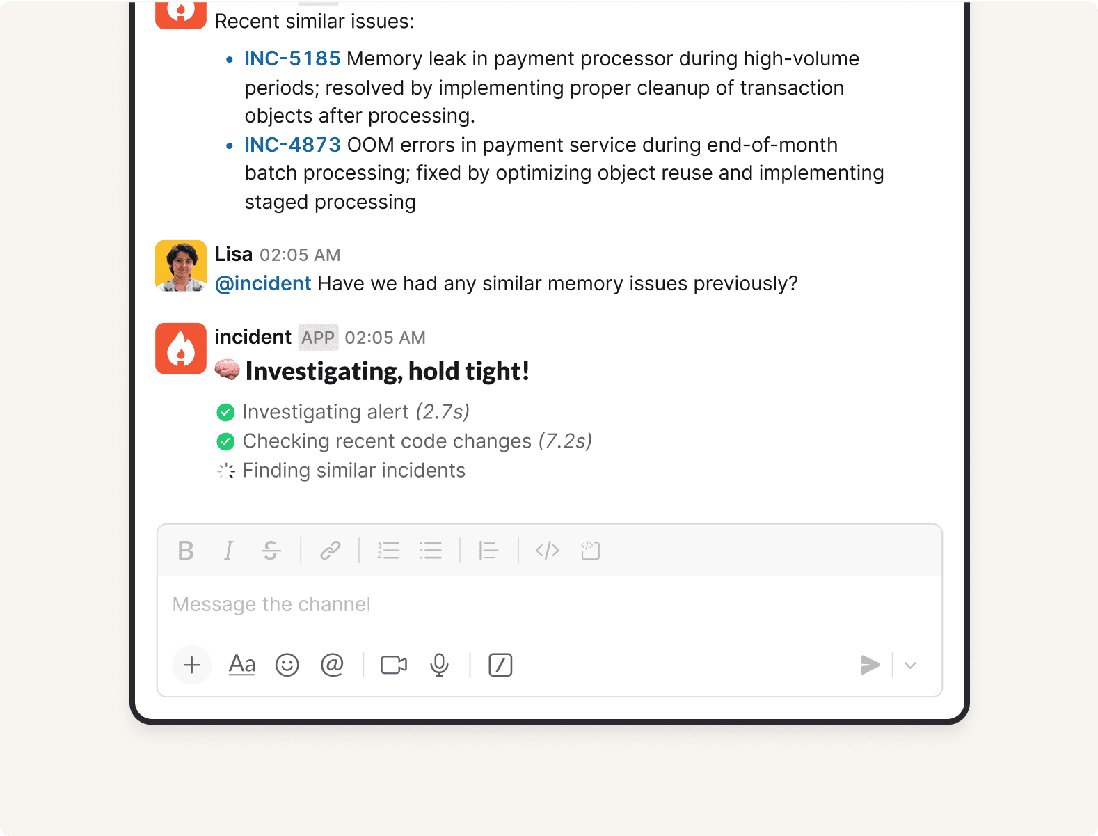 Investigate together