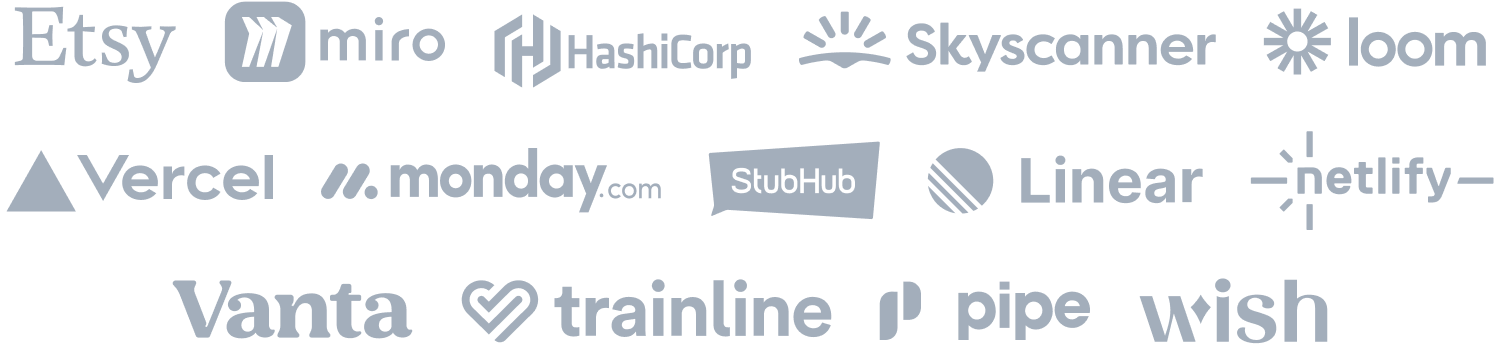 logos of companies that trust incident.io
