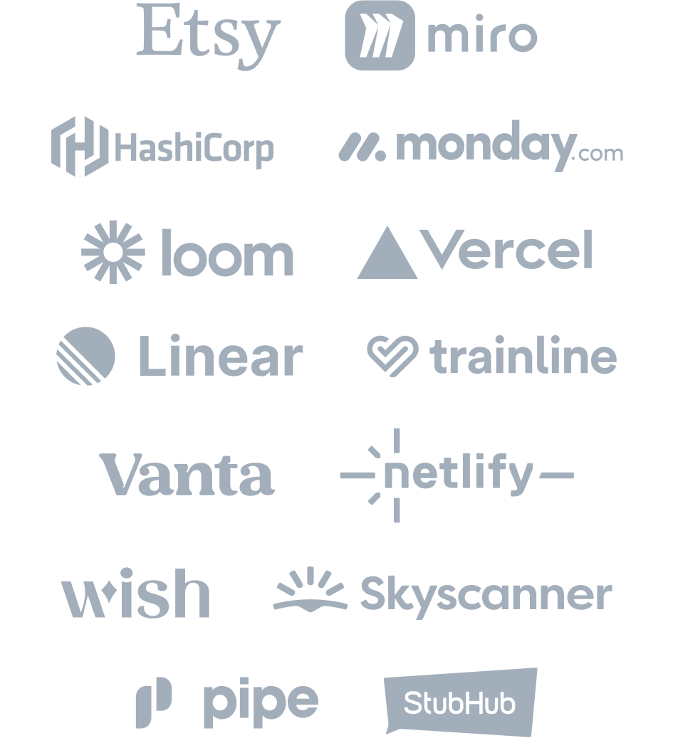 logos of companies that trust incident.io