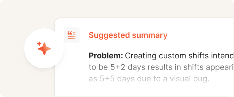 Suggested summaries