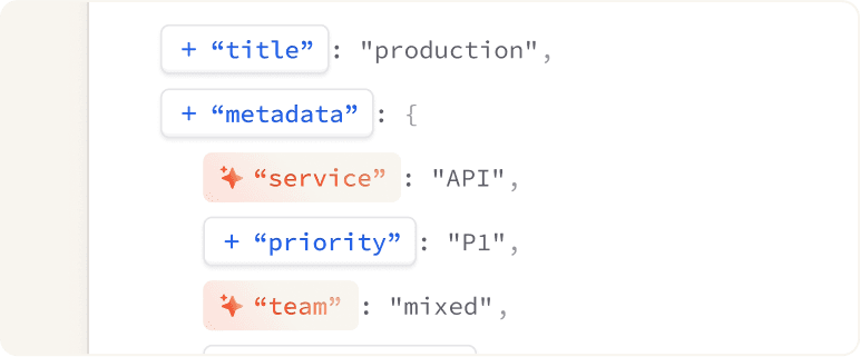 Suggested alert attributes