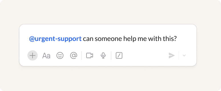 Slack group sync