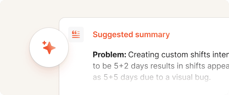 AI-powered incident summaries