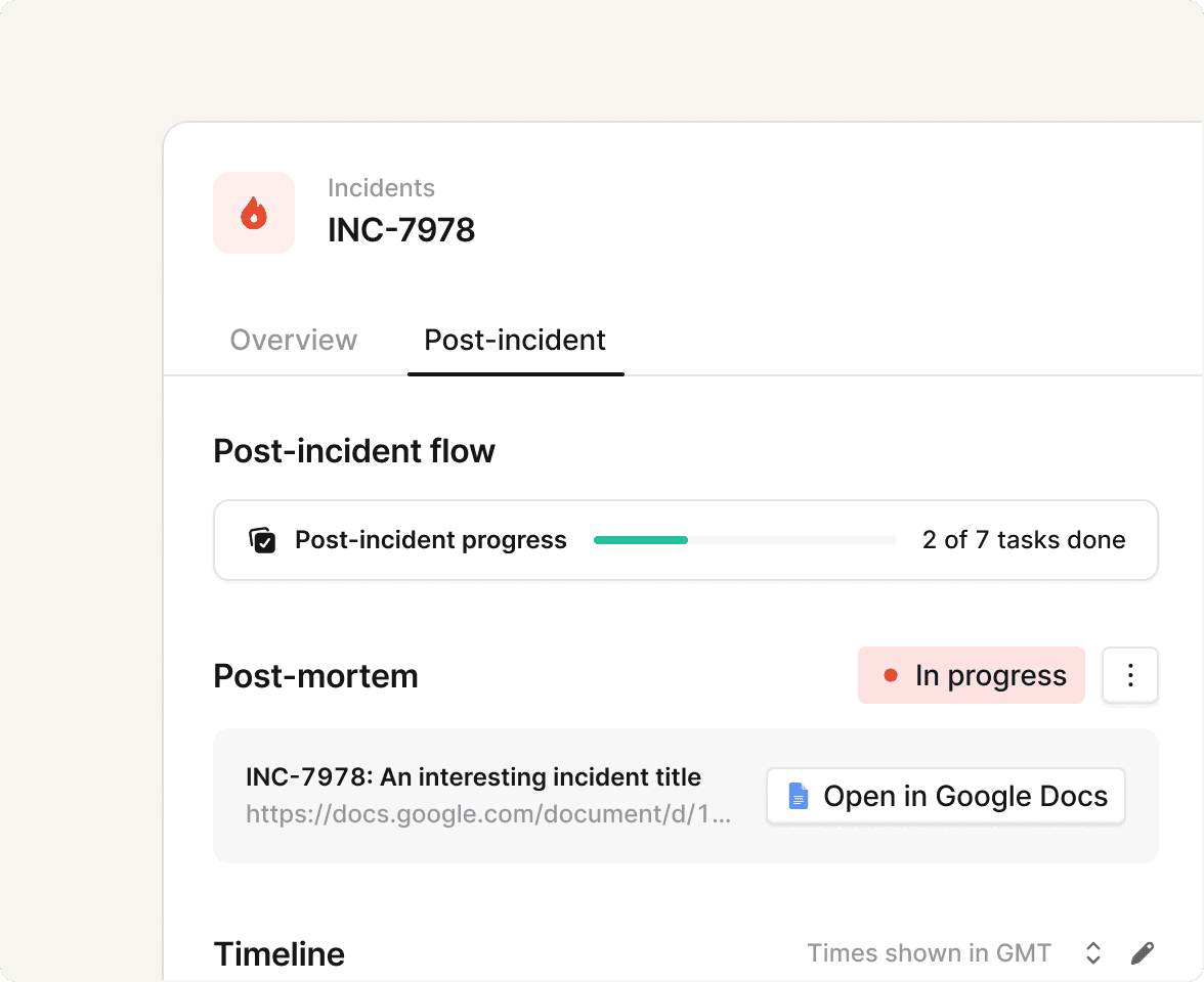 Put your post-incident process on rails
