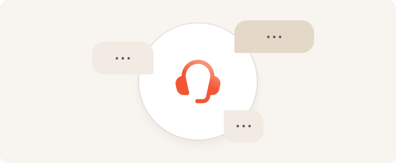 Connected to customer support