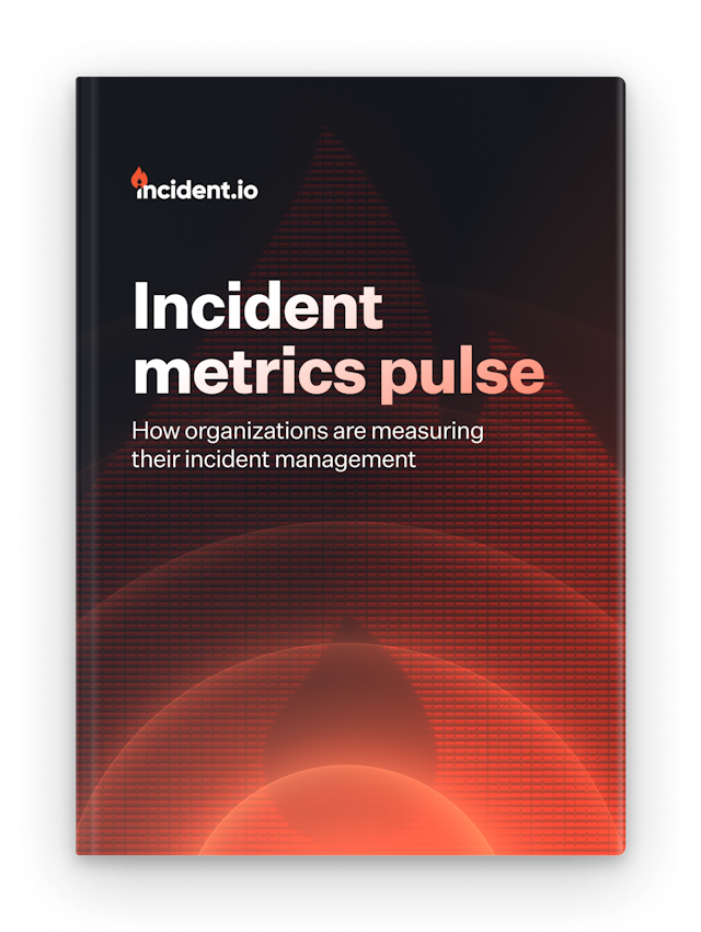Cover of Incident metrics pulse guide
