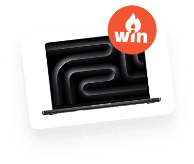 and win a MacBook Pro